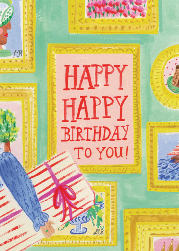 Gregarious Gallery - Birthday Card by Mr. Boddington's Studio