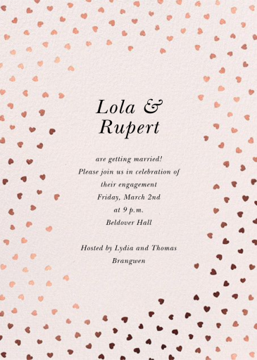 Hearts Of Mine - Invitation by kate spade new york