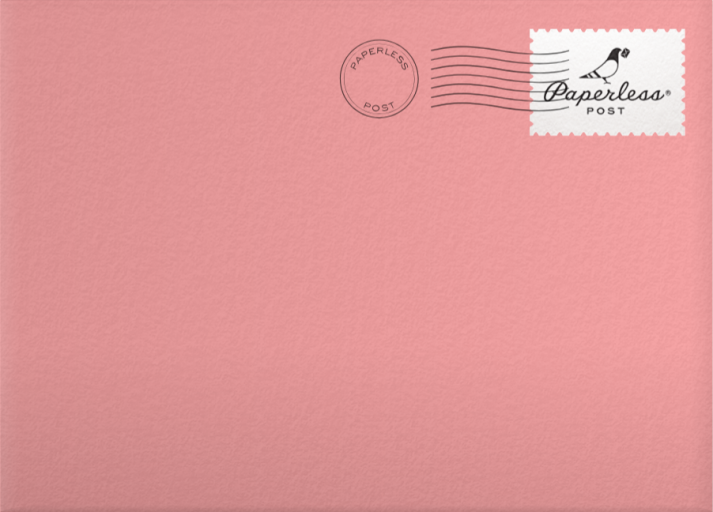 Bright Holiday - Paperless Post Envelope