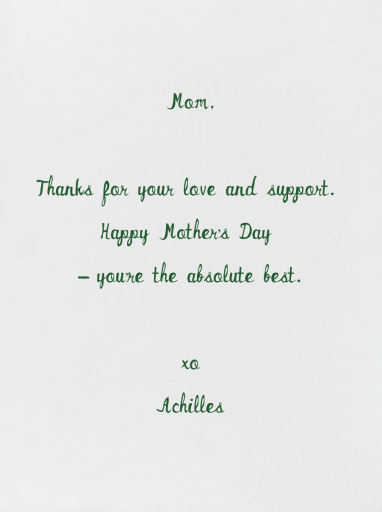 Lilac Flowers by Paperless Post - Back