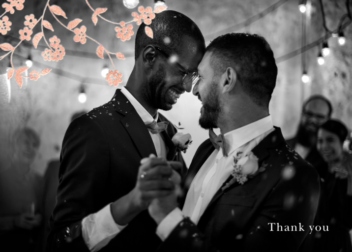 Floral Trellis II (Photo) - Thank You Card by Oscar de la Renta