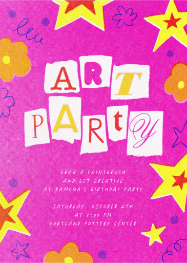 Cut and Paste - Birthday Invitation by Paperless Post