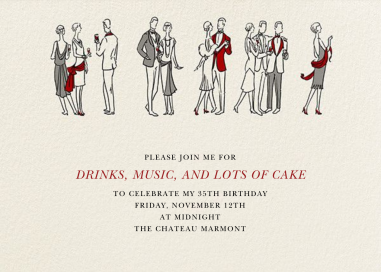 Deco Party Horizontal by Paperless Post