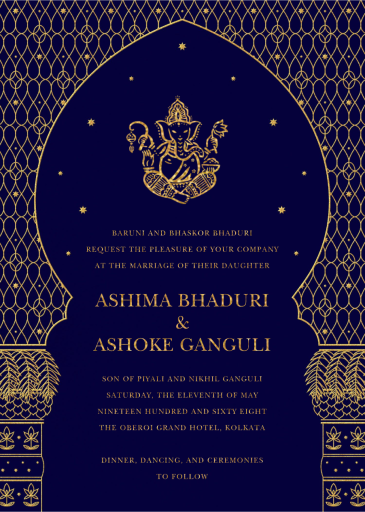 Vinayaka - Wedding Invitation by Paperless Post