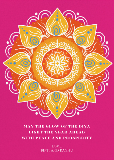 Bright Rangoli - Diwali Card by Paperless Post