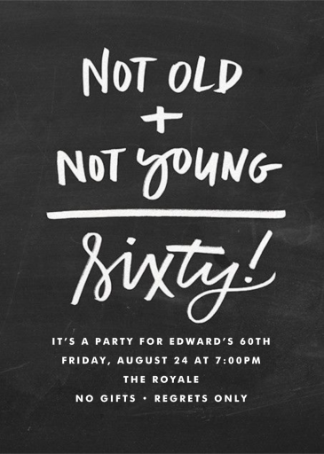 Life in the Middle - 60th Birthday Invitation by Cheree Berry Paper & Design