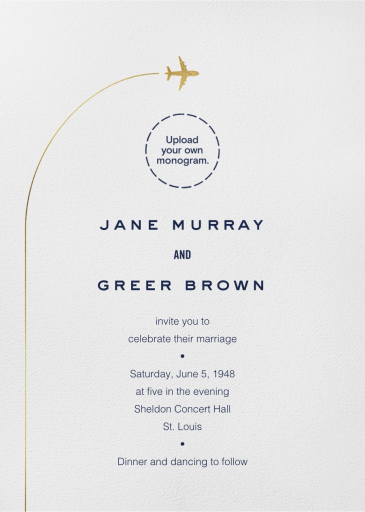 Flying High - Wedding Invitation by Paperless Post