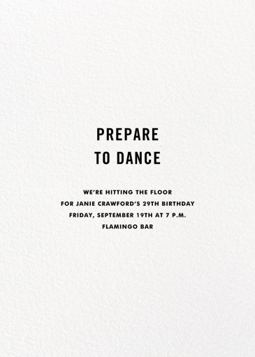 Confetti Photo - Birthday Invitation by kate spade new york - Back