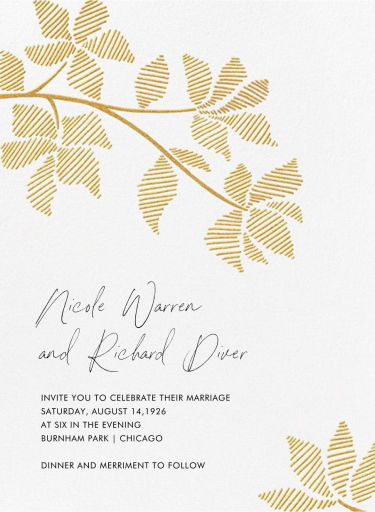 Rio Novo - Wedding Invitation by Crane & Co.