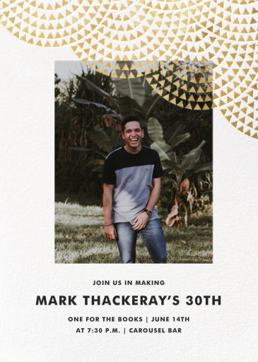 Savoy (Photo) - Bris/Baby Naming Invitation by Paperless Post