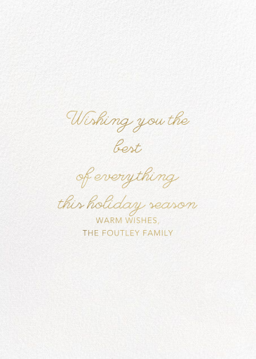 Snow Deer (Nicholas John Frith) by Red Cap Cards - Back