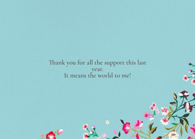 Embroidered Floral (Stationery) - Stationery by Oscar de la Renta