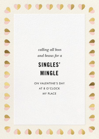 Better Halves Border - Valentine's Day Invitation by kate spade new york