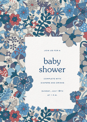 Flower Tops - Baby Shower Invitation by Liberty