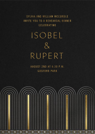 Deluxe - Rehearsal Dinner Invitation by Paperless Post