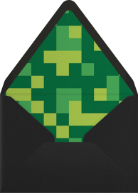 Video Game Level Reached - Paperless Post Envelope