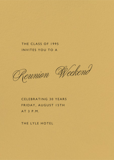 Apricot - Alumni Event Invitation by Paperless Post