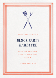 Flip The Burger - Get-Together Invitation by Mr. Boddington's Studio