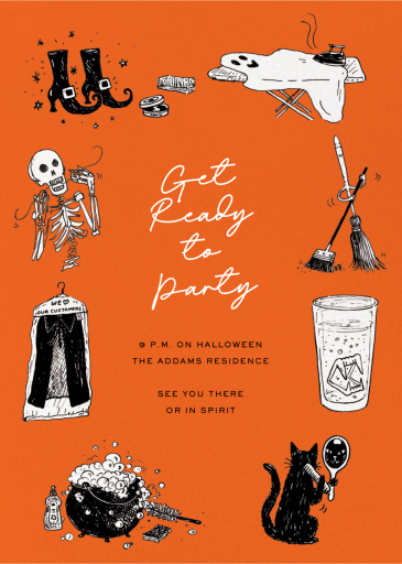 Spooky Preparations - Invitation by Joana Avillez