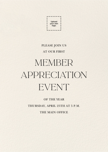 Cream - Business Event Invitation by Paperless Post