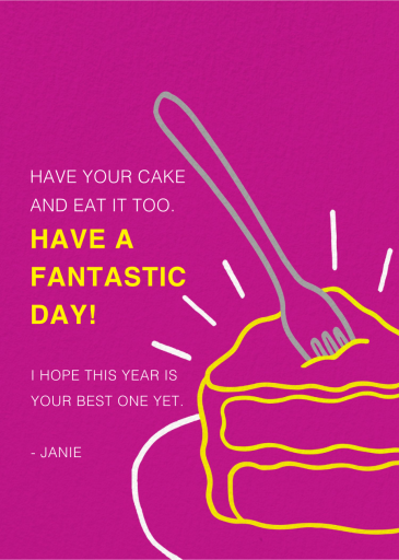 Radiant Birthday Cake - Party Invitation by Paperless Post