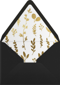 Thin Gold Border Photo - Paperless Post Envelope