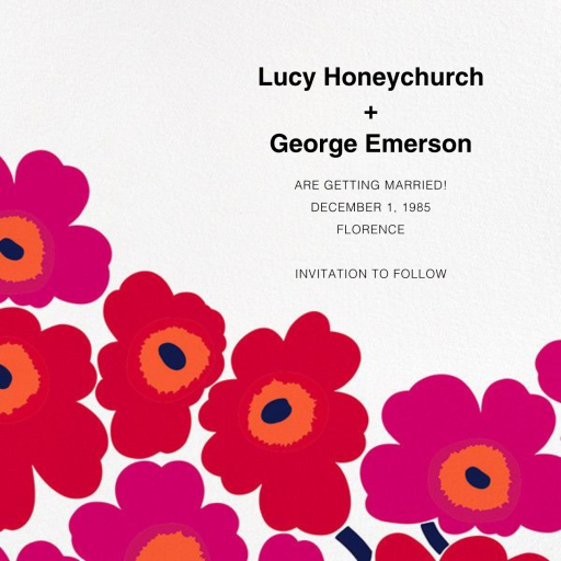 Unikko (Square) by Marimekko