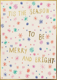 Merry Colors - Christmas Card by Mr. Boddington's Studio