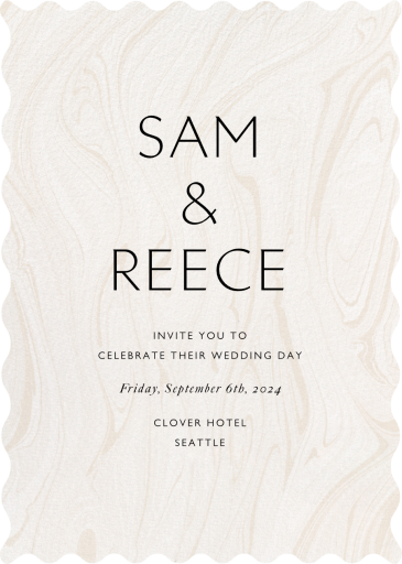 Marble Mirage - Invitation by Paperless Post