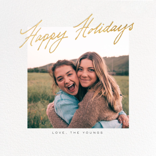Inscribed - Holiday Card by Paperless Post