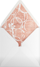 Metallic Circles Watermark - Kelly Wearstler Envelope