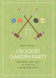 Everything Croquet by Paperless Post