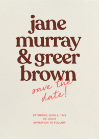 Noted - Save the Date by Paperless Post