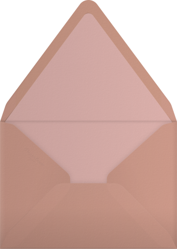 Embossed Rose Arch Invitation Envelope