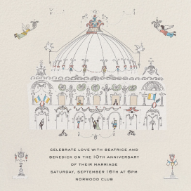 Royal Attendants - Celebration Invitation by Schumacher