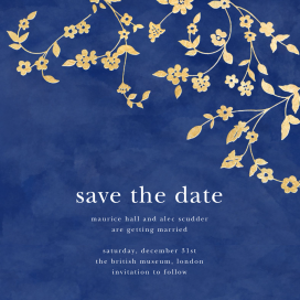 Floral Trellis II - Save The Date - Save the Date by Oscar de la Renta