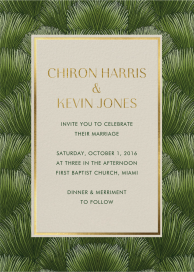 Fescue - Wedding Invitation by Schumacher