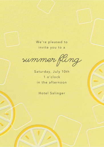 Lemonade - Party Invitation by Paperless Post