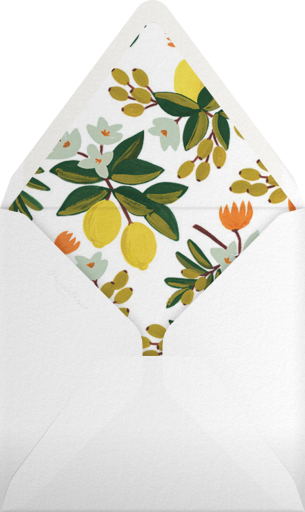 Citrus Orchard Suite (Save the Date) - Rifle Paper Co. Envelope