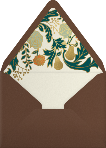 Pear Filigree - Paperless Post Envelope