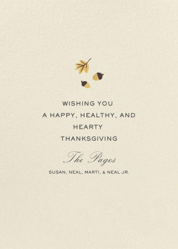 Bounty of Thanks by Hello!Lucky - Back