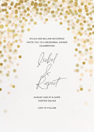 Sparkle Lights - Rehearsal Dinner Invitation by Paperless Post