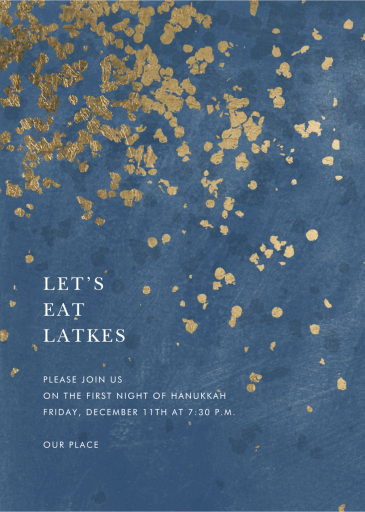 Gold Foil Confetti - Invitation by Kelly Wearstler