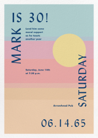 Sunset Stripes by Gold Rush Paper