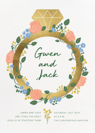 Forever Ring - Bridal Shower Invitation by Paperless Post