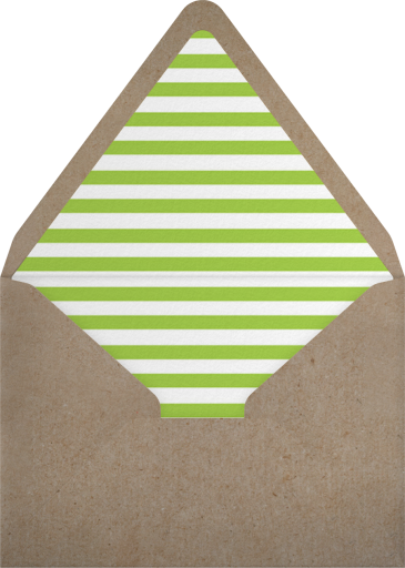 Garden Flowers Invitations - The Indigo Bunting Envelope