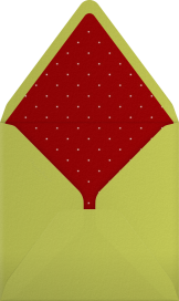 Chili Pepper Outline Invitation Envelope