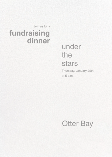 Open Spaces - Fundraiser Invitation by Paperless Post