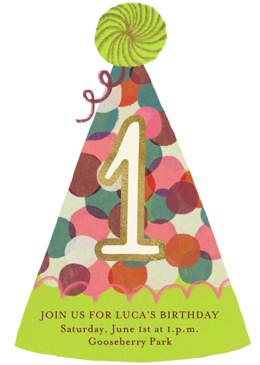 Dotted Party Hat by Maisy Summer