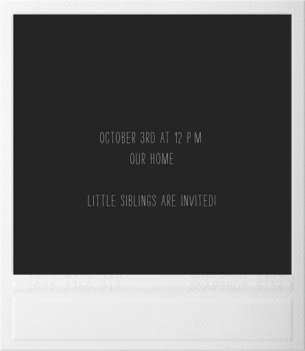 Snapshot - Double Sided by Paperless Post - Back